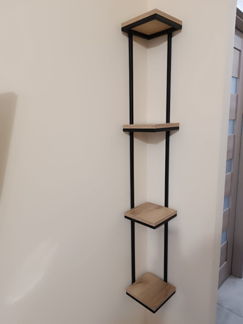 Kwietnik wiszący ścienny Loft Corner Quattro