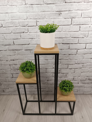 Stojak Na Kwiaty Kwietnik Metalowy Loft LoftLine Kaskada 3
