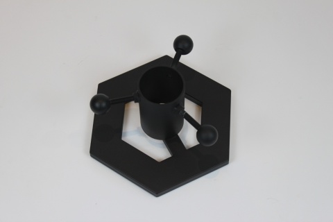 Metalowy Stojak Na Choinkę "BlackMetal Hexa"