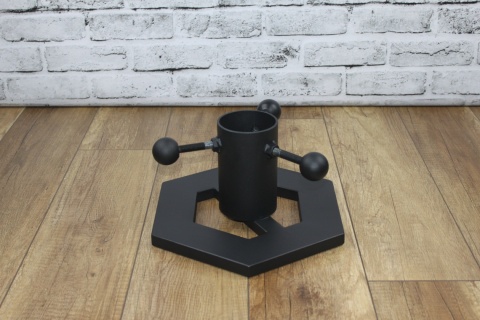 Metalowy Stojak Na Choinkę "BlackMetal Hexa"