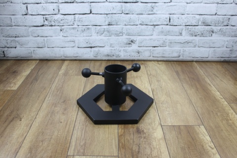 Metalowy Stojak Na Choinkę "BlackMetal Hexa"