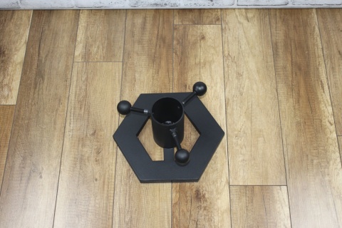 Metalowy Stojak Na Choinkę "BlackMetal Hexa"