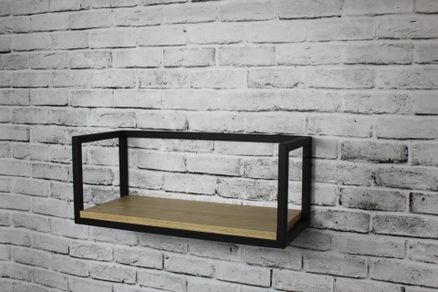 Półka Loft Z Ramką Boczną – Solidna Konstrukcja